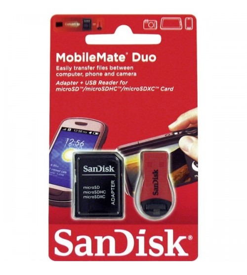 SanDisk MobileMate Duo Micro Card reader with SD Adapter